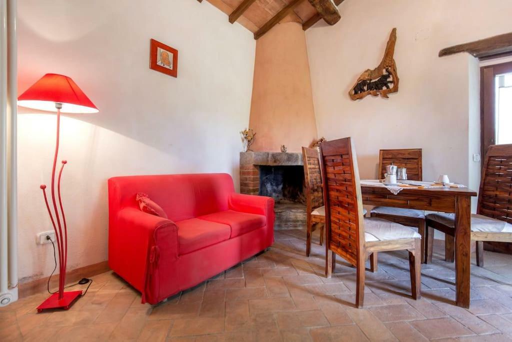 Penzion La Casina Degli Olivi Seggiano Exteriér fotografie