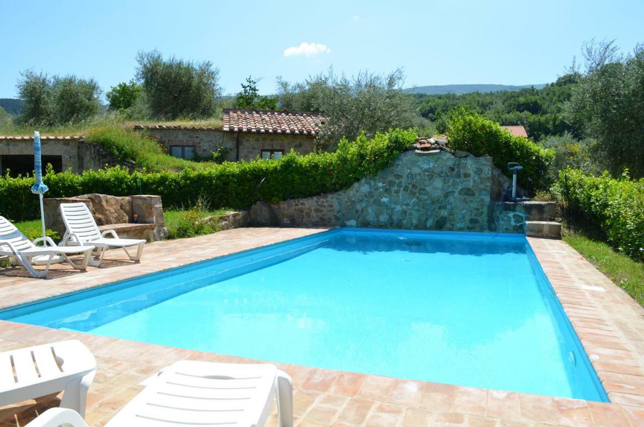 Penzion La Casina Degli Olivi Seggiano Exteriér fotografie